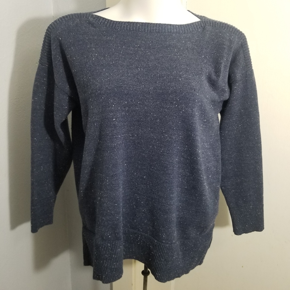 Maison Jules Plus Size Blue Sweater / XXL